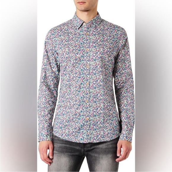 NWT $128 Scotch And Soda Shirt - Picture 1 of 5